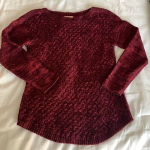 Red/Maroon Knit Sweater